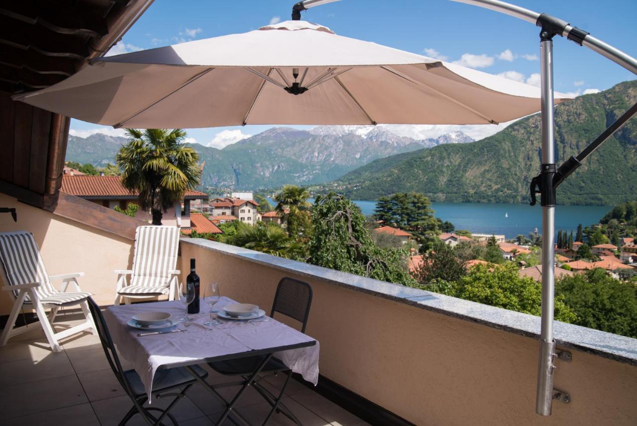 Appartamento Mansarda I Cipressi Lenno Esterno foto