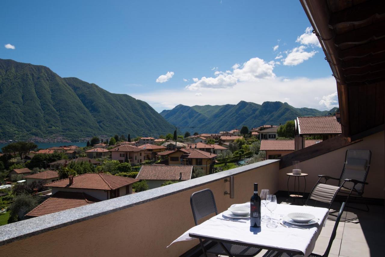 Appartamento Mansarda I Cipressi Lenno Esterno foto